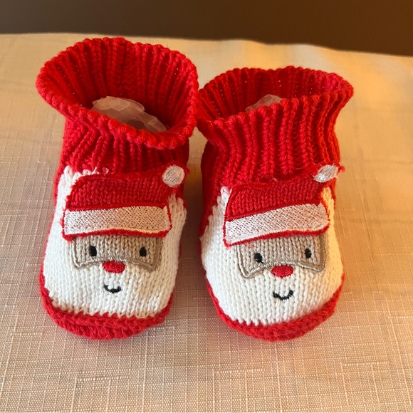 Santa Booties Christmas Baby Infant Stocking Stuffer - Picture 9 of 10